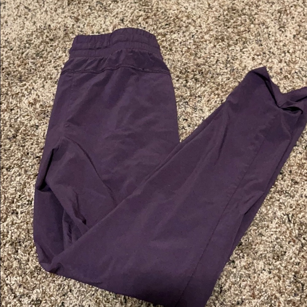 all in motion purple joggers